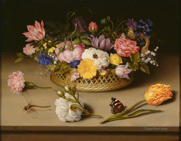 Bosschaert Ambrosius Bodegón de flores Pinturas al óleo